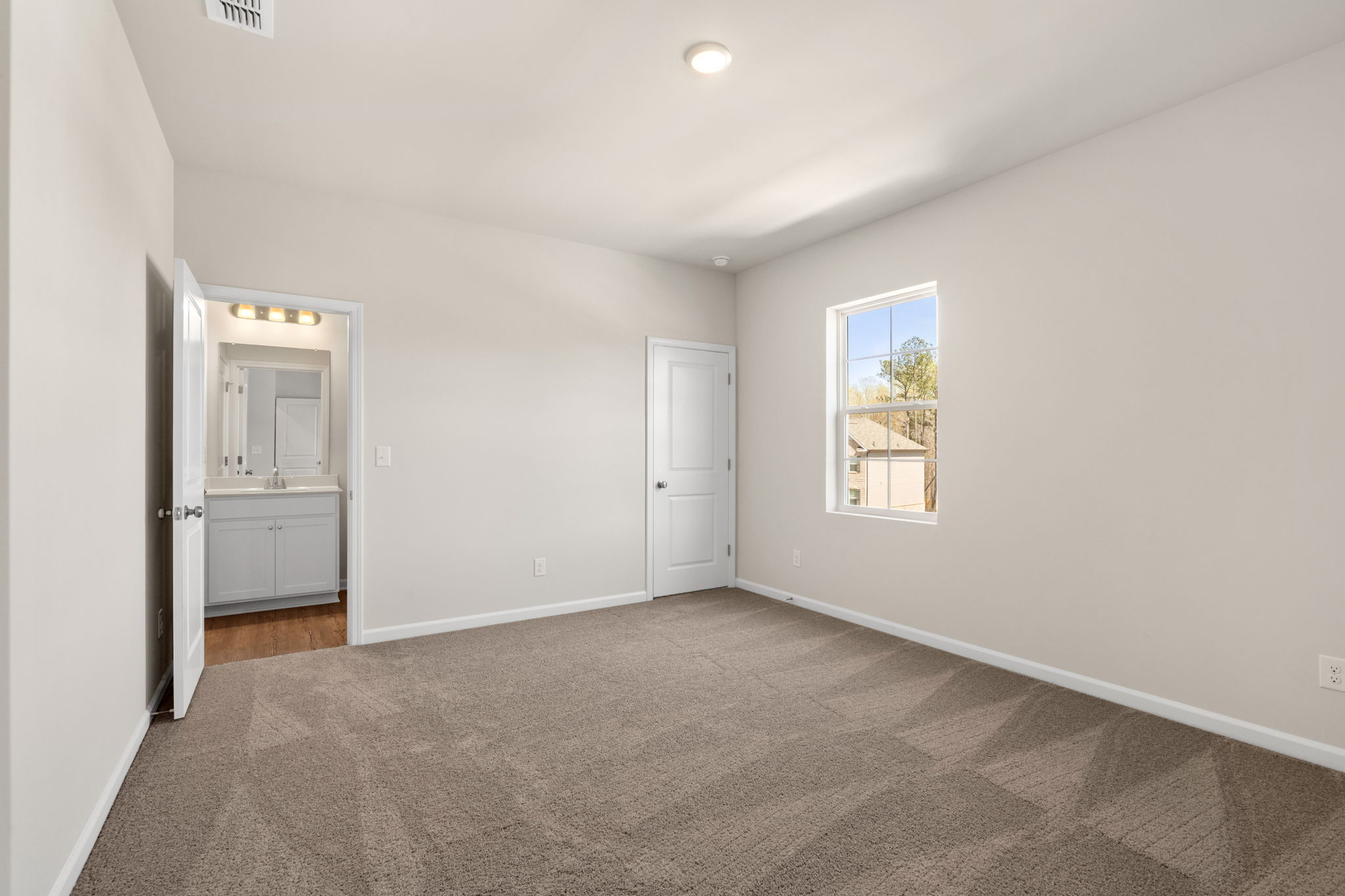 A room with white walls.