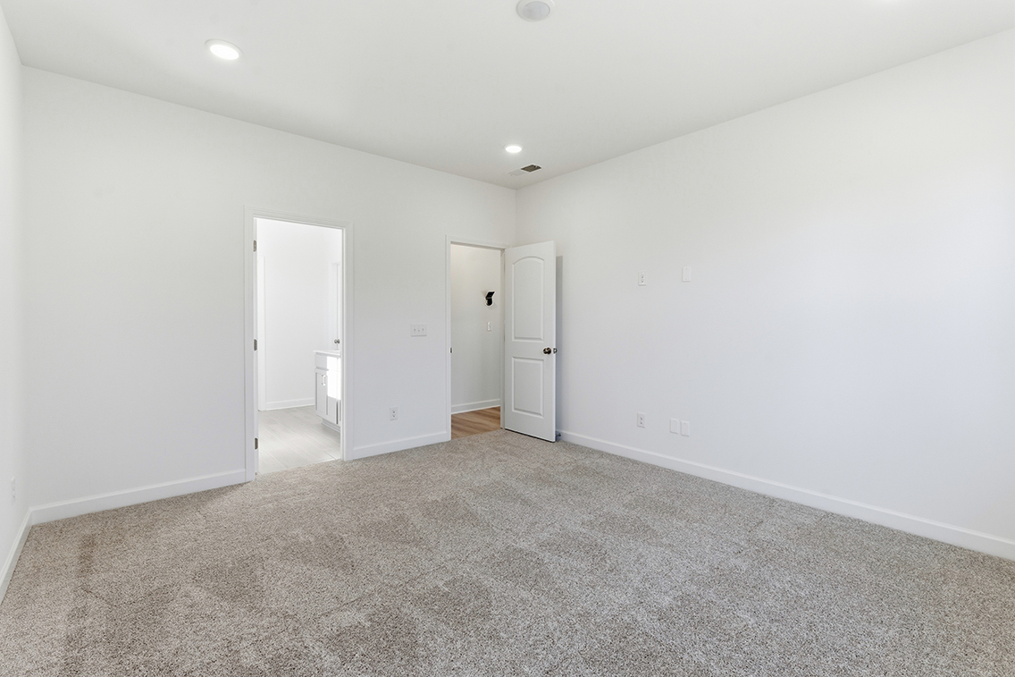 A room with white walls.