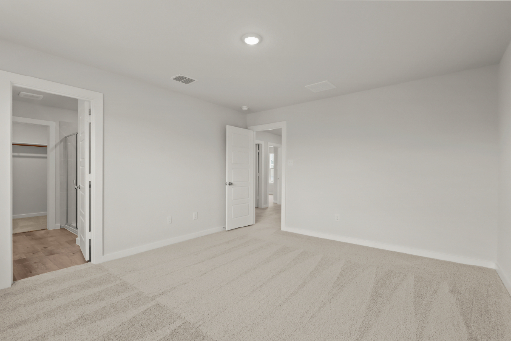 A room with white walls.