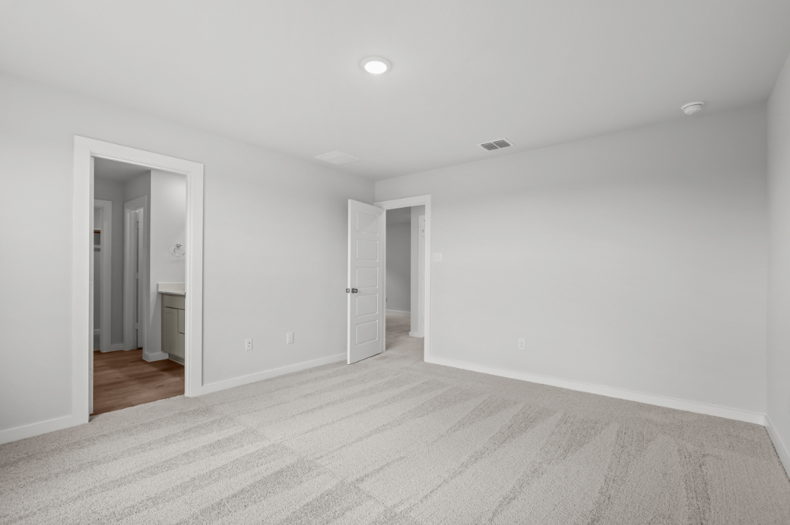 A room with white walls.