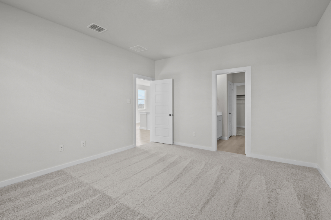 A room with white walls.