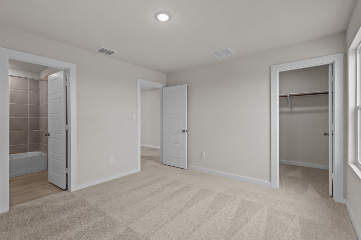 A room with white walls.